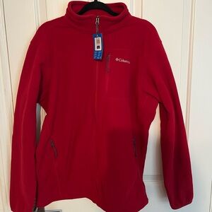 Columbia Men’s Red Fleece Jacket L